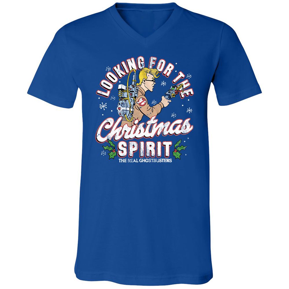 Unisex V-Neck T-Shirt - NBBQM2MS - True Royal - 4