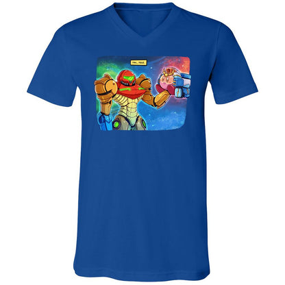 Unisex V-Neck T-Shirt - RAS6TL4V - True Royal - 4