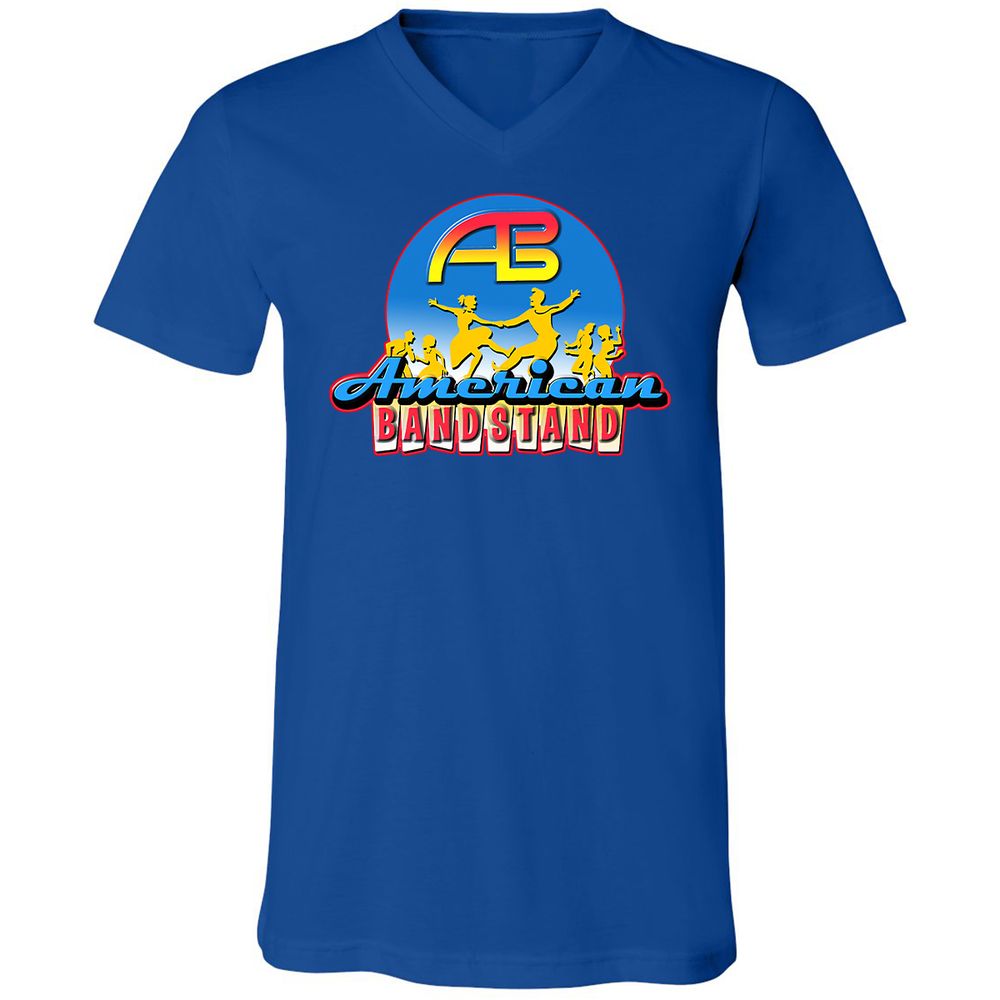 Unisex V-Neck T-Shirt - HS77C7DK - True Royal - 4