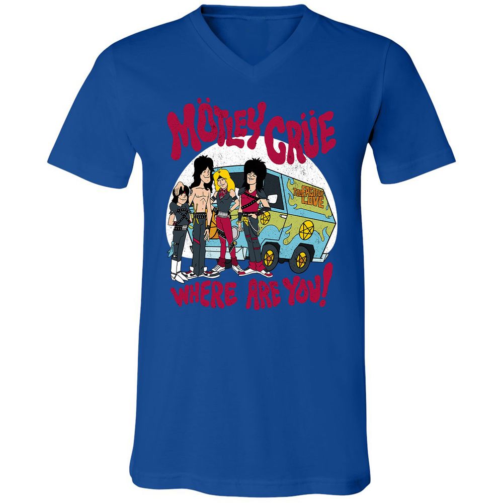 Unisex V-Neck T-Shirt - 33NDJVUP - True Royal - 4