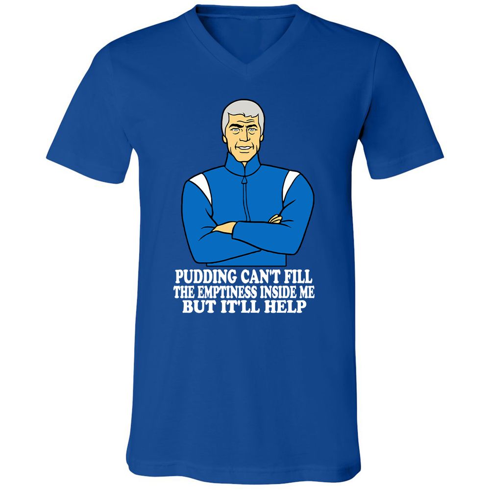 Unisex V-Neck T-Shirt - VR7EXQRH - True Royal - 4