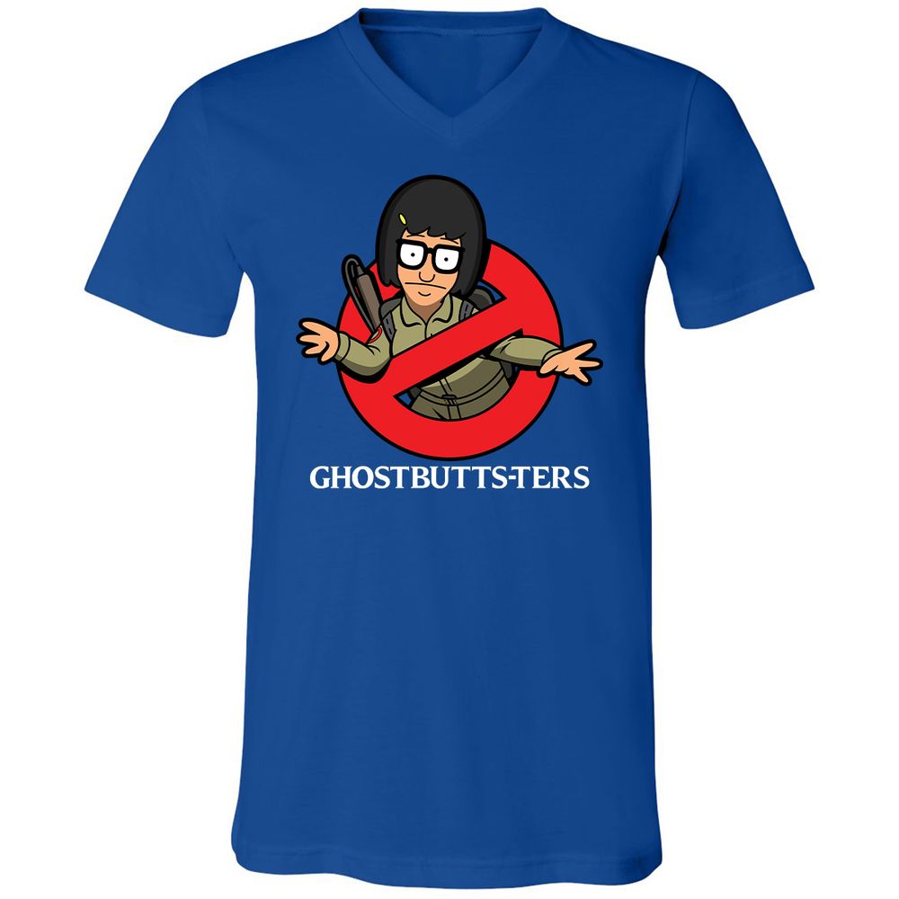 Unisex V-Neck T-Shirt - WTHHN1QH - True Royal - 4