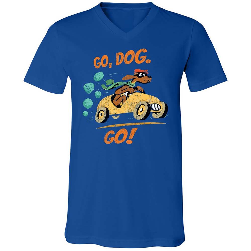 Unisex V-Neck T-Shirt - 8ZFN8ZY3 - True Royal - 4