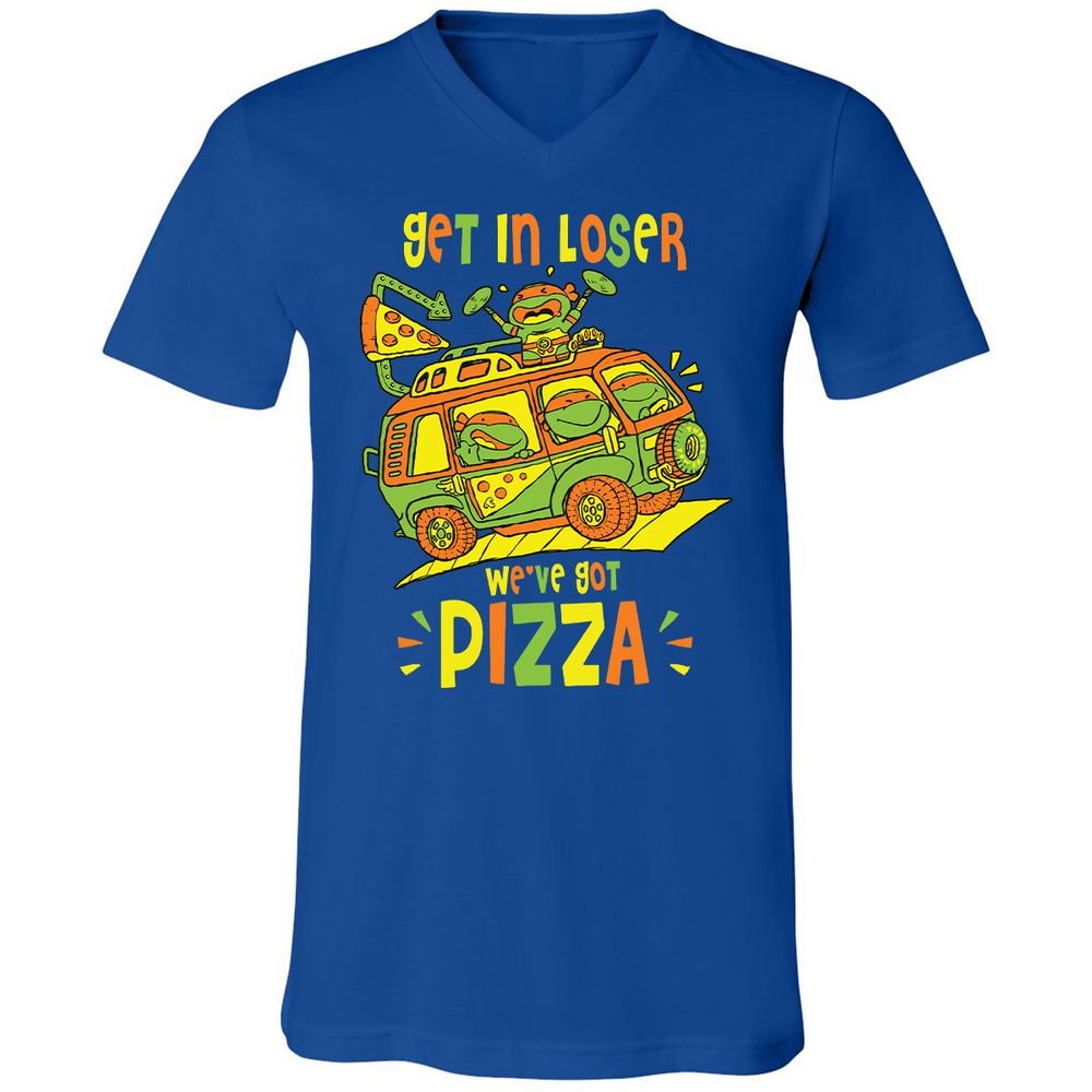 Unisex V-Neck T-Shirt - JACFERP9 - True Royal - 4