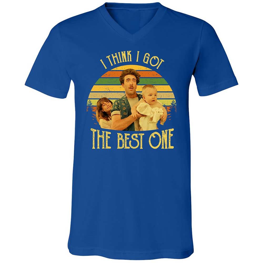 Unisex V-Neck T-Shirt - U8265BWB - True Royal - 4