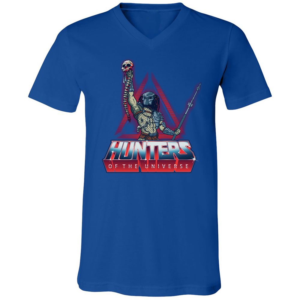 Unisex V-Neck T-Shirt - CSETMA4Z - True Royal - 4