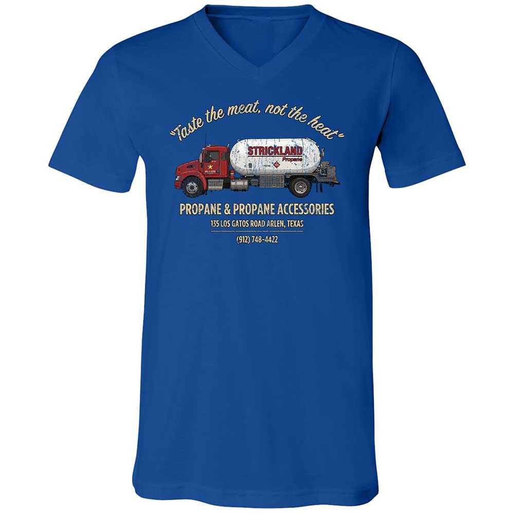 Unisex V-Neck T-Shirt - 2EKFUU34 - True Royal - 4