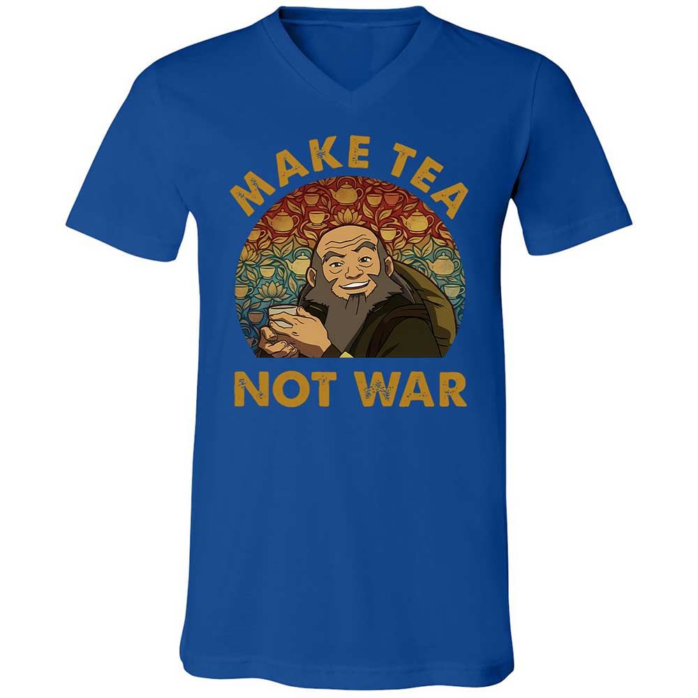 Unisex V-Neck T-Shirt - 9WJNUKF2 - True Royal - 4