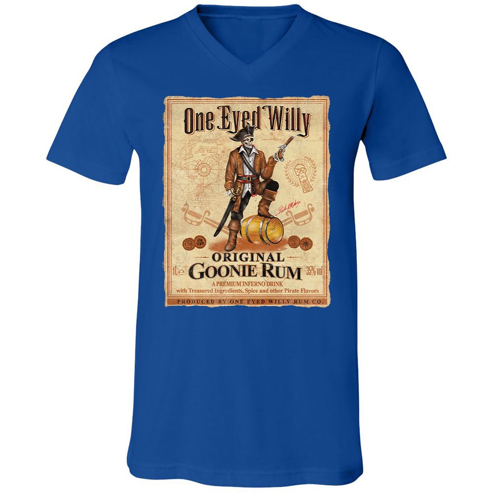 Unisex V-Neck T-Shirt - PL9BDCCB - True Royal - 4