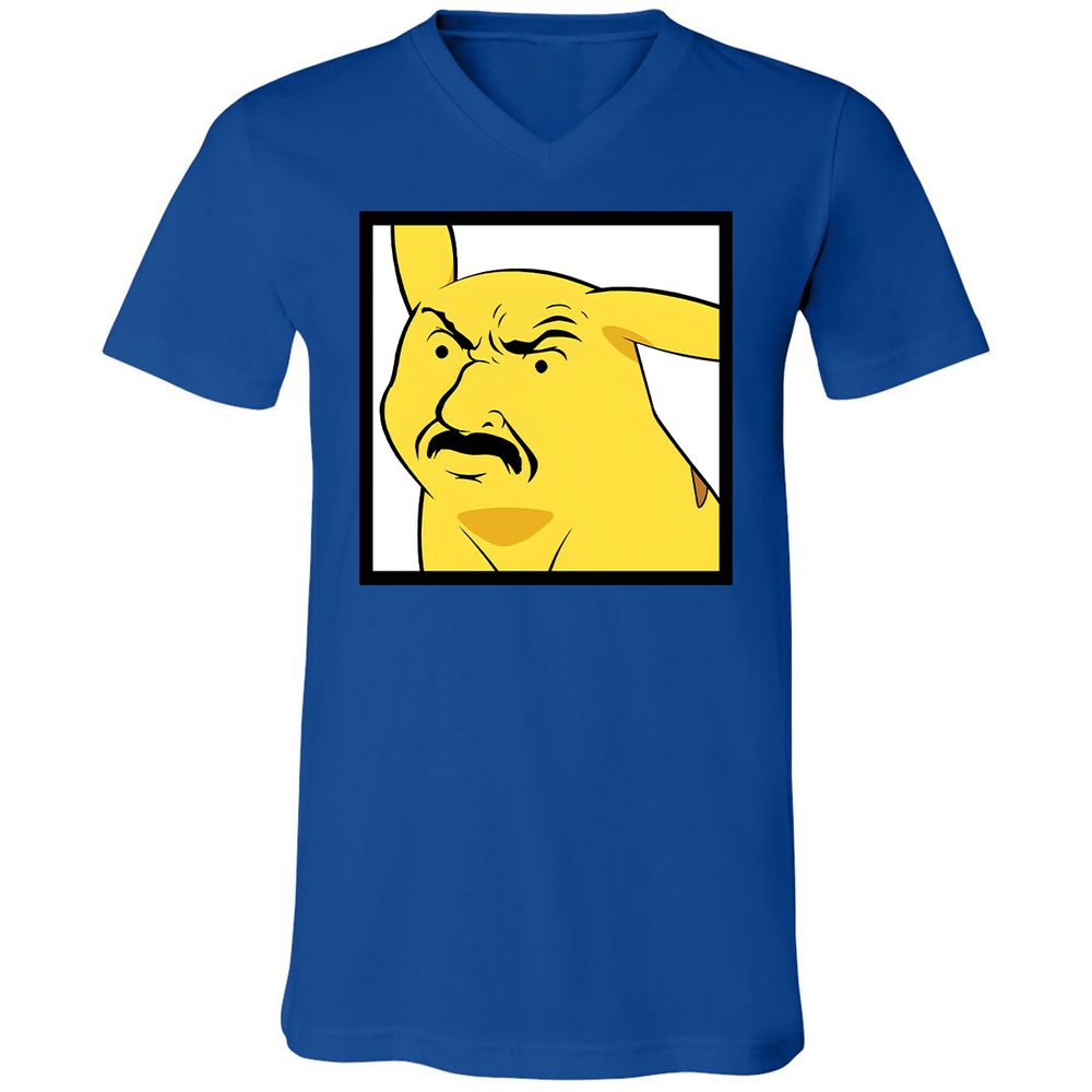 Unisex V-Neck T-Shirt - 8UB9DNPS - True Royal - 4