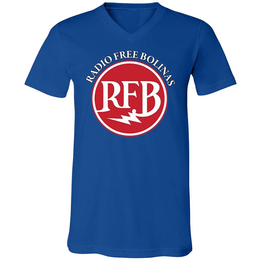 Unisex V-Neck T-Shirt - U986ARA4 - True Royal - 4