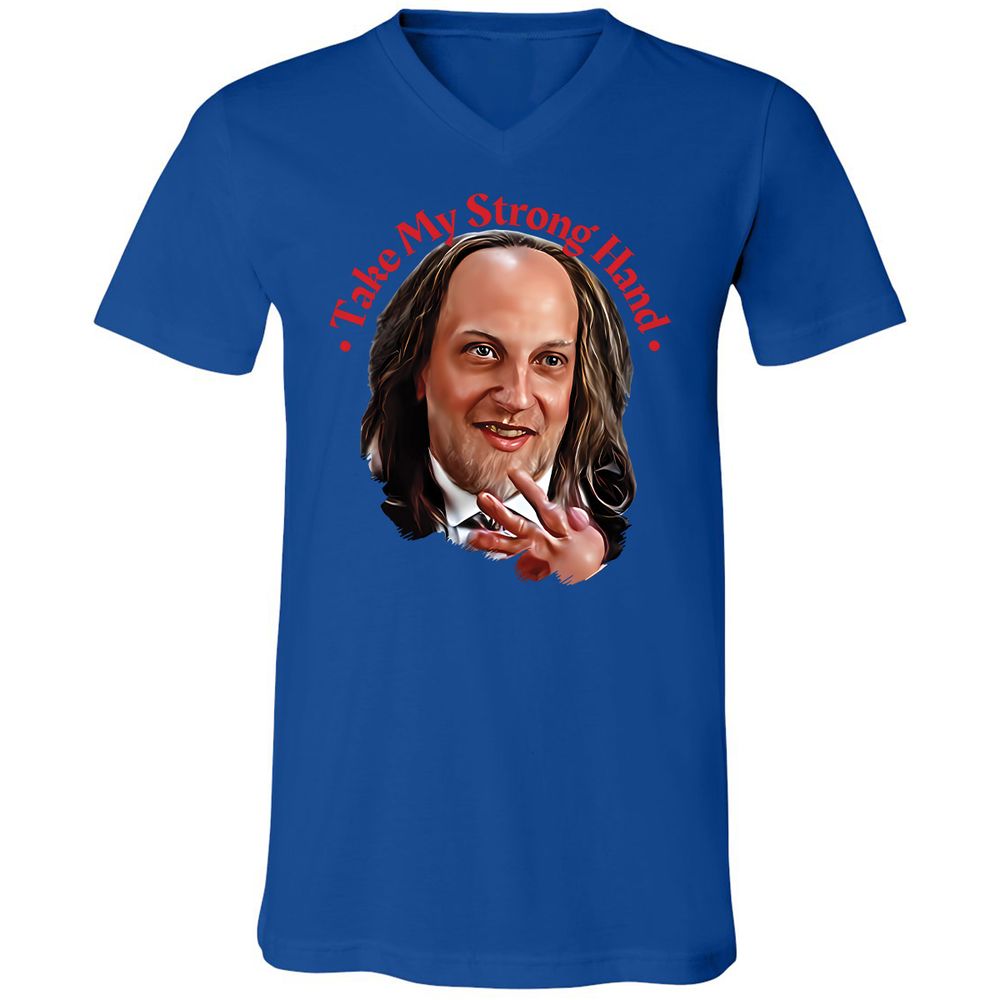 Unisex V-Neck T-Shirt - S5E9PSAM - True Royal - 4