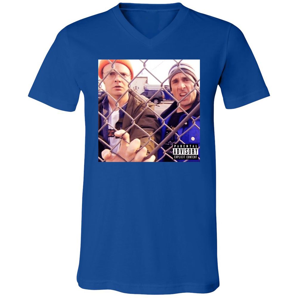 Unisex V-Neck T-Shirt - VU6J4PCP - True Royal - 4