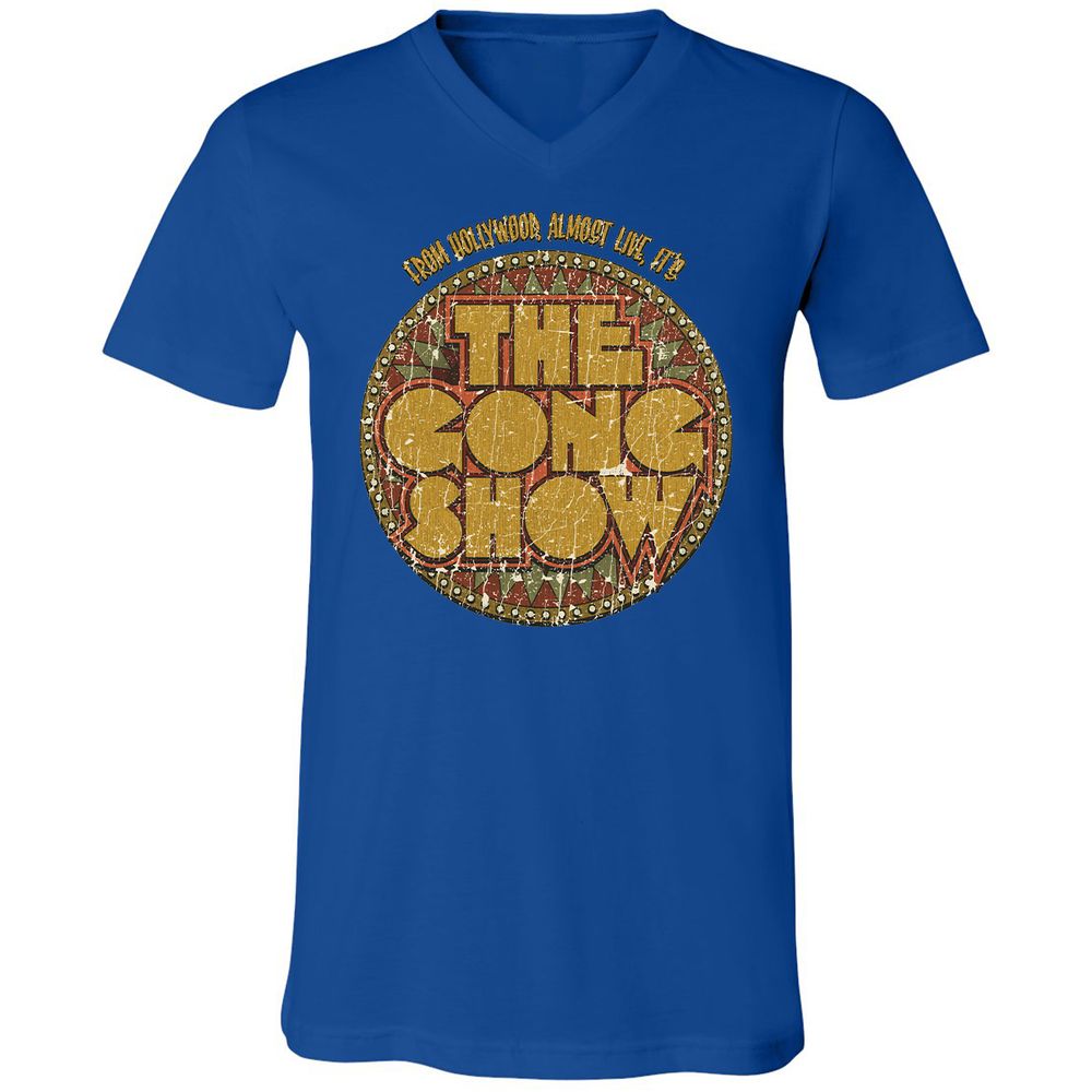 Unisex V-Neck T-Shirt - YTR2B93E - True Royal - 4
