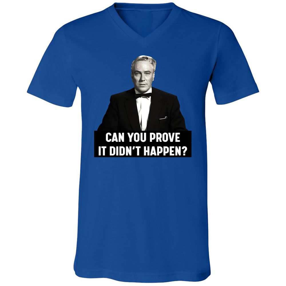Unisex V-Neck T-Shirt - ETGETSZF - True Royal - 4