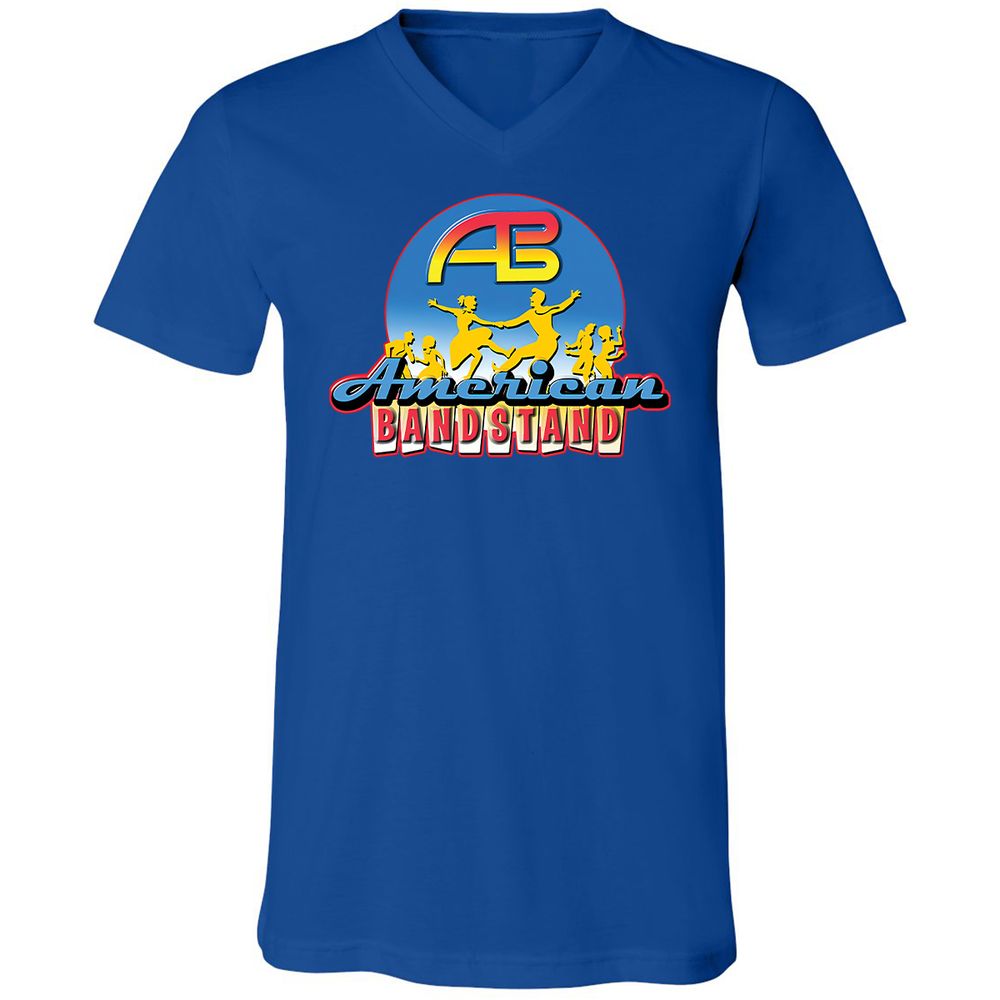 Unisex V-Neck T-Shirt - GDMN6TPM - True Royal - 4