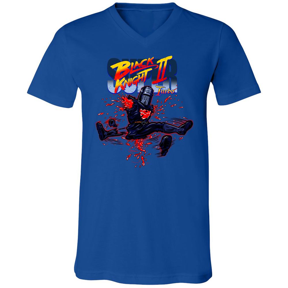 Unisex V-Neck T-Shirt - U71SZC5N - True Royal - 4