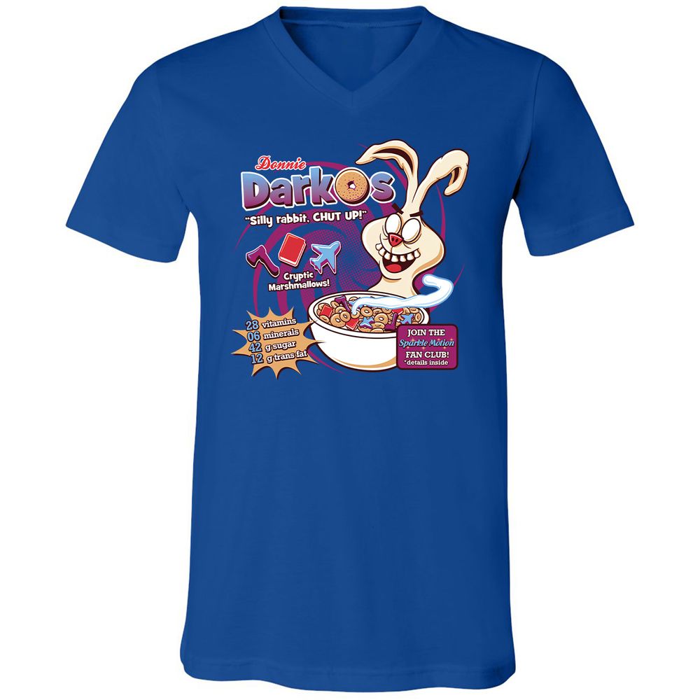 Unisex V-Neck T-Shirt - RKST5YTJ - True Royal - 4