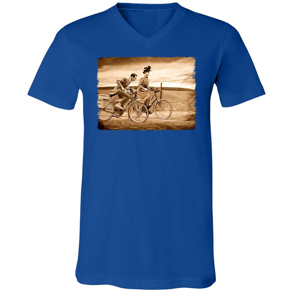 Unisex V-Neck T-Shirt - CMG53KM6 - True Royal - 4