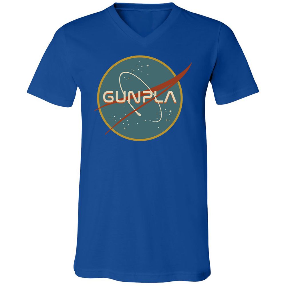 Unisex V-Neck T-Shirt - RKJS7137 - True Royal - 4