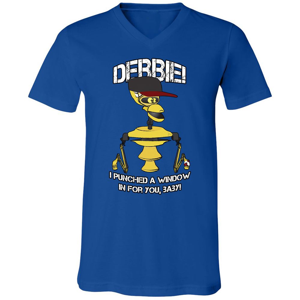 Unisex V-Neck T-Shirt - A2TRU5PP - True Royal - 4
