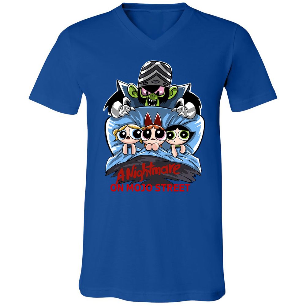 Unisex V-Neck T-Shirt - DC7TEKXX - True Royal - 4