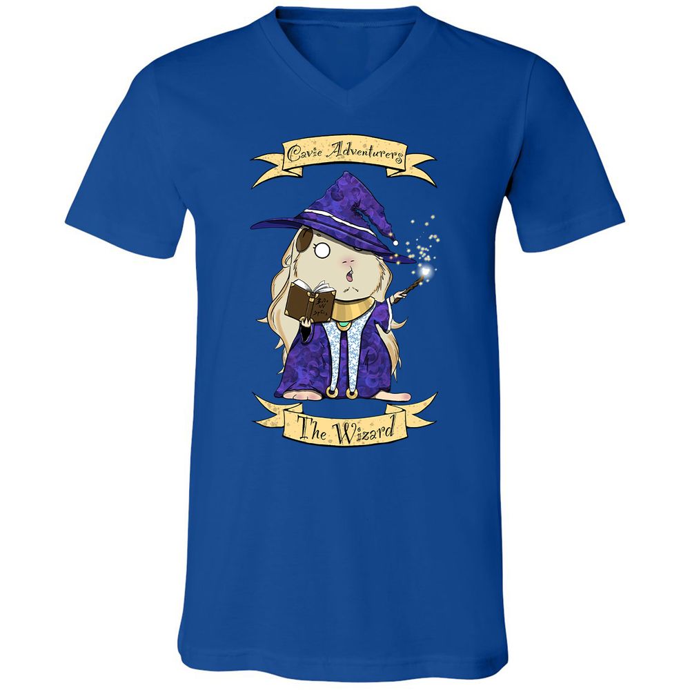 Unisex V-Neck T-Shirt - 37GC34YU - True Royal - 4