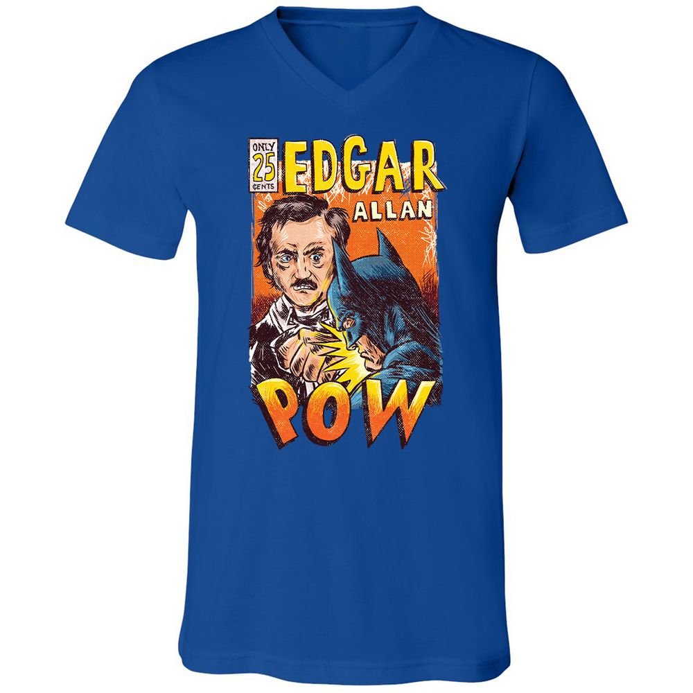 Unisex V-Neck T-Shirt - N1PQFWY8 - True Royal - 4