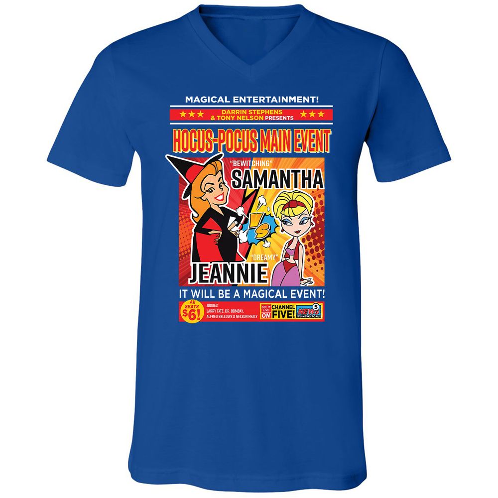 Unisex V-Neck T-Shirt - E4R83FUA - True Royal - 4