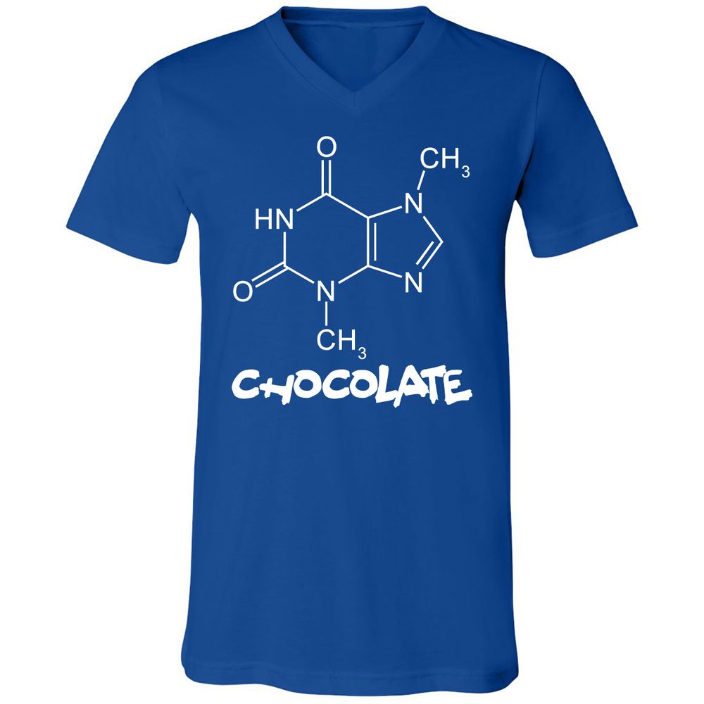 Unisex V-Neck T-Shirt - HFP838JP - True Royal - 4