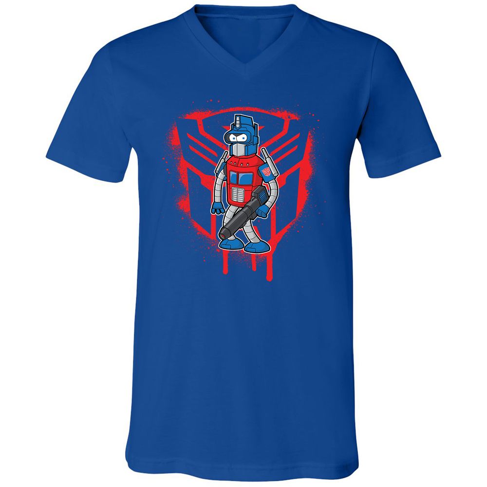 Unisex V-Neck T-Shirt - KDF379YY - True Royal - 4