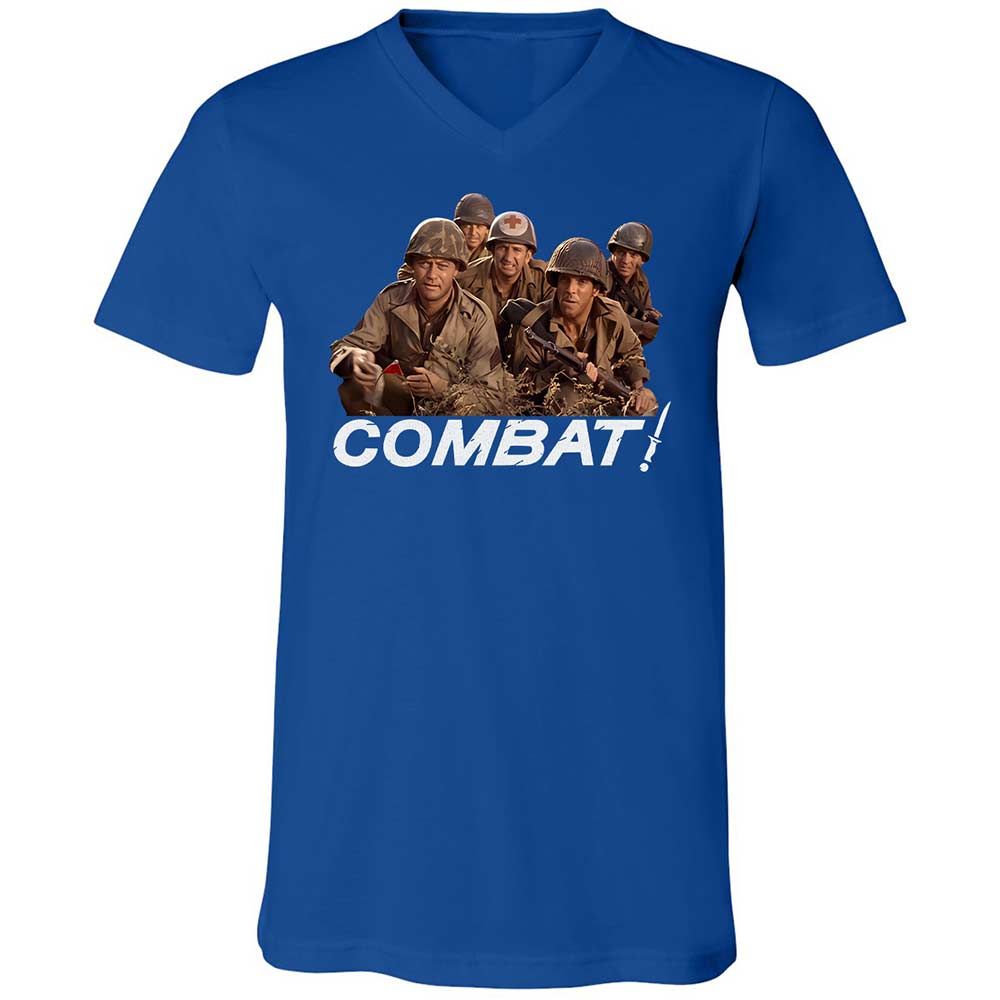 Unisex V-Neck T-Shirt - FF5MBPQC - True Royal - 4