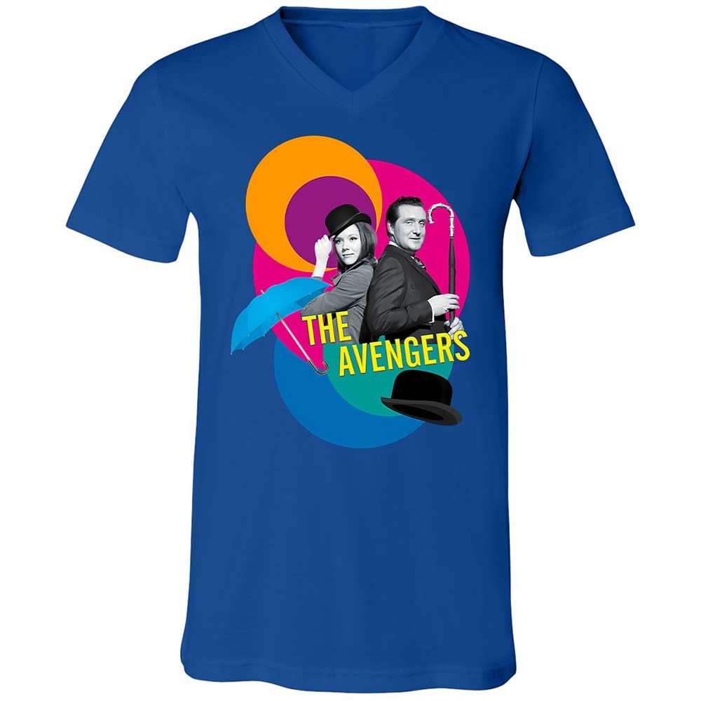 Unisex V-Neck T-Shirt - ZZ2HD8V6 - True Royal - 4