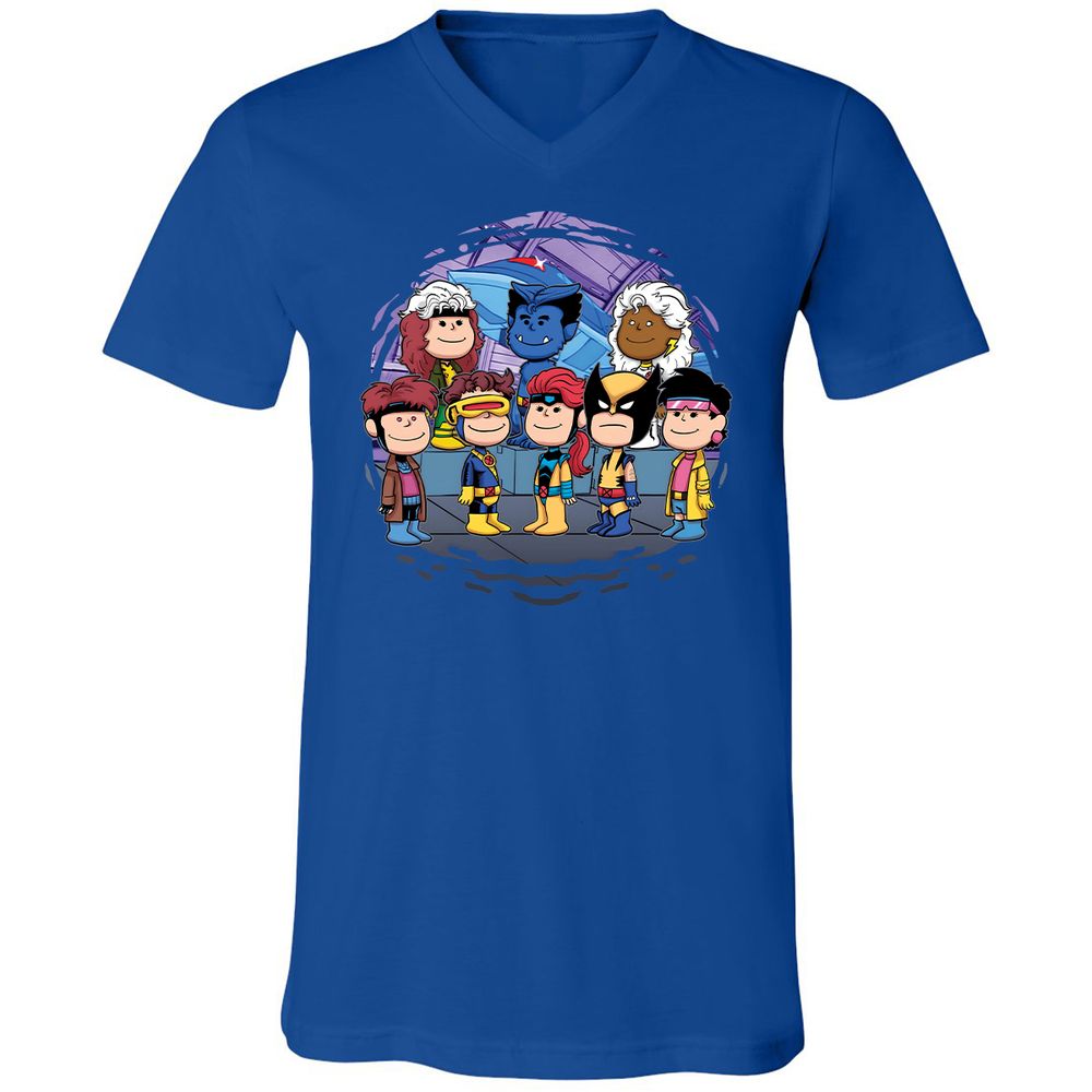 Unisex V-Neck T-Shirt - 9X6N2LSH - True Royal - 4