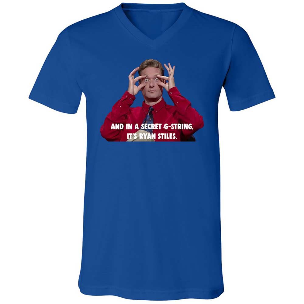 Unisex V-Neck T-Shirt - JV2RWEA5 - True Royal - 4