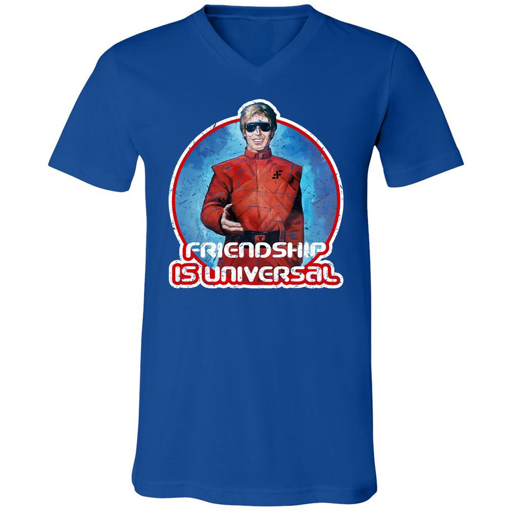 Unisex V-Neck T-Shirt - 7V5EEF2R - True Royal - 4
