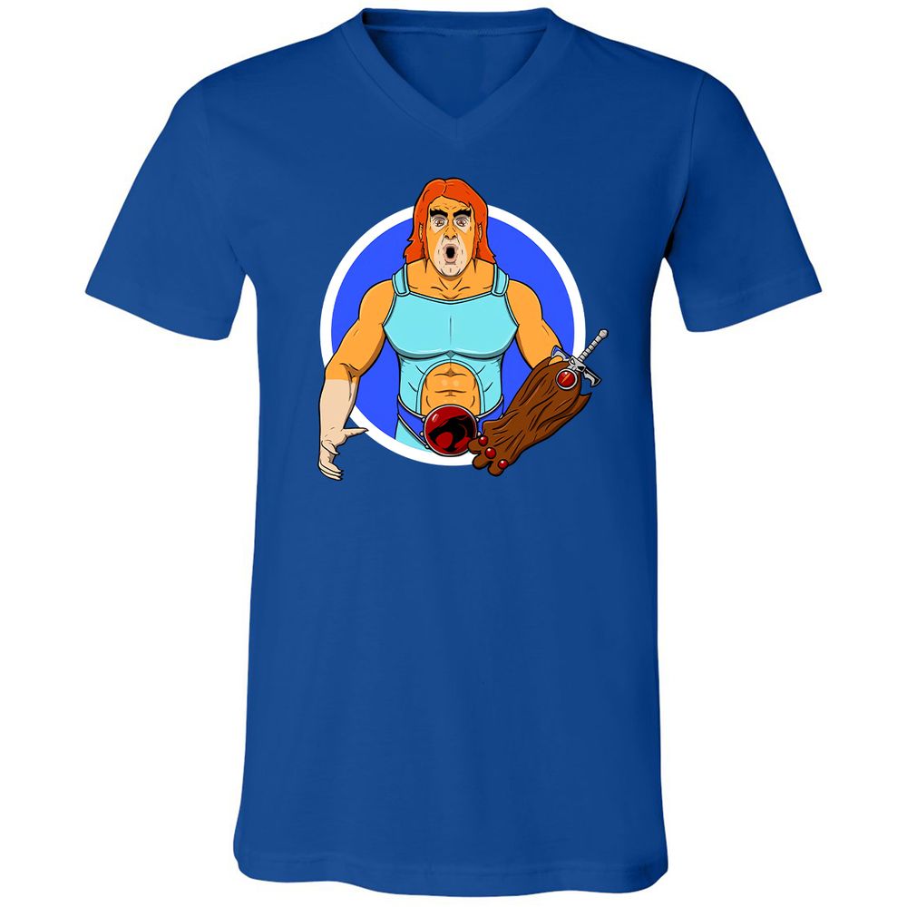 Unisex V-Neck T-Shirt - 44ZHN5FE - True Royal - 4