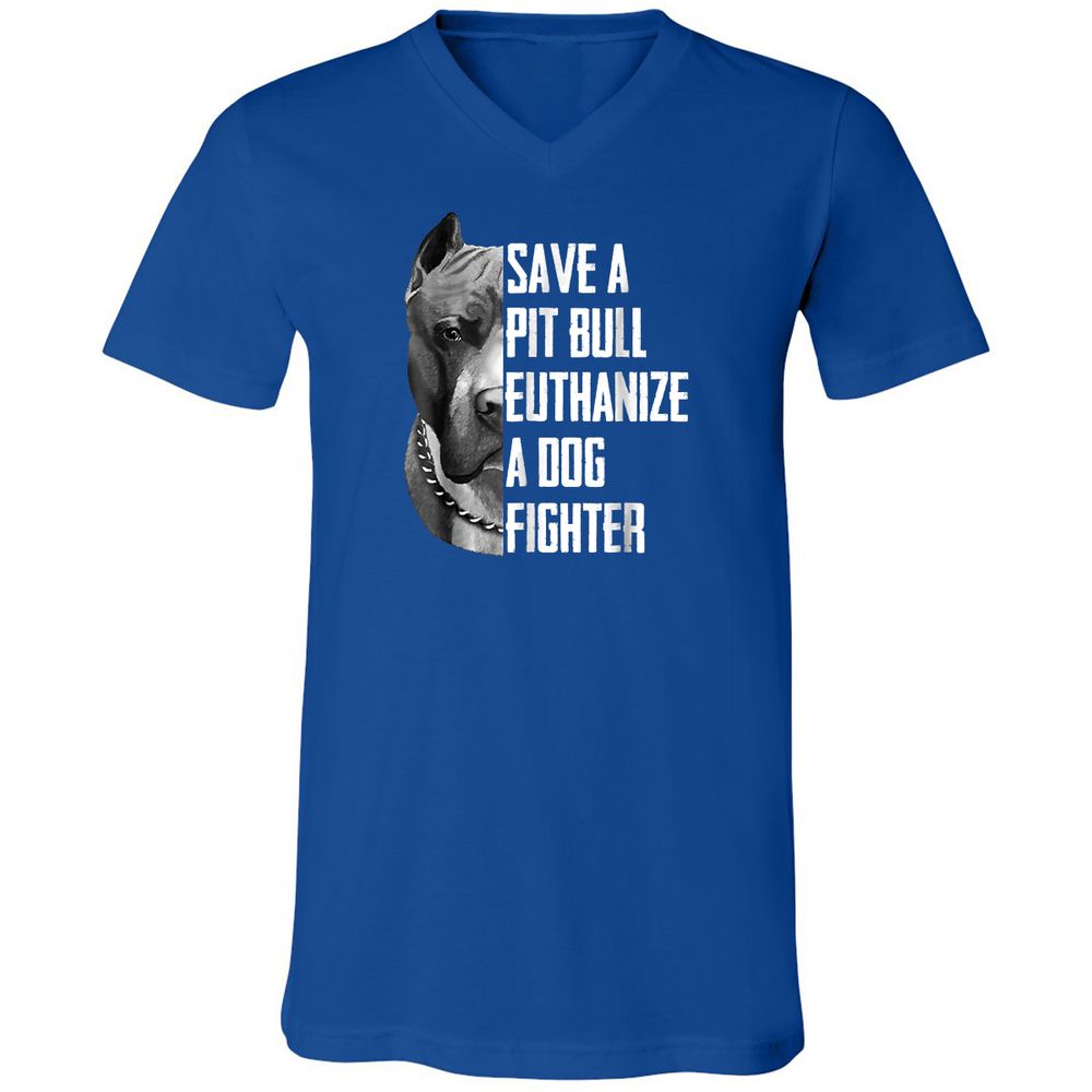 Unisex V-Neck T-Shirt - MUPVT1G3 - True Royal - 4
