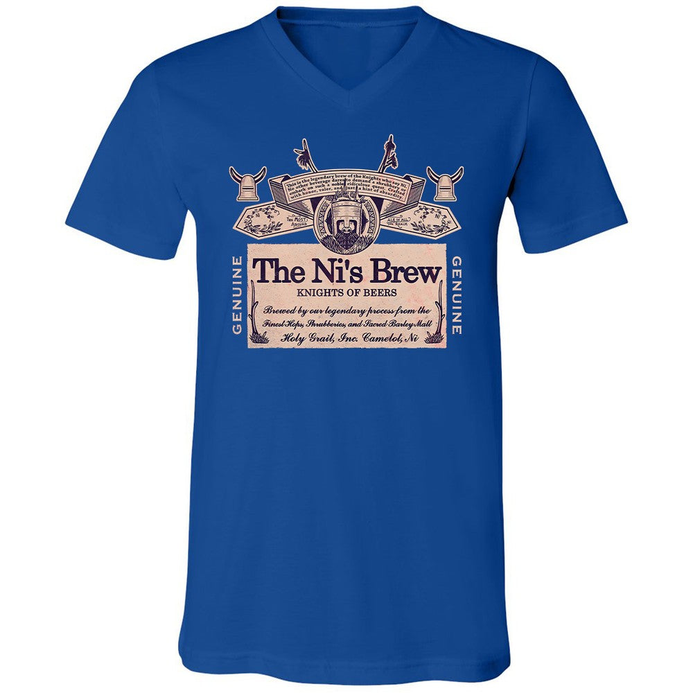 Unisex V-Neck T-Shirt - X33J8AM8 - True Royal - 4