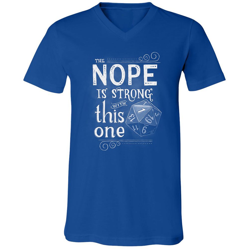 Unisex V-Neck T-Shirt - 28GQP5LC - True Royal - 4