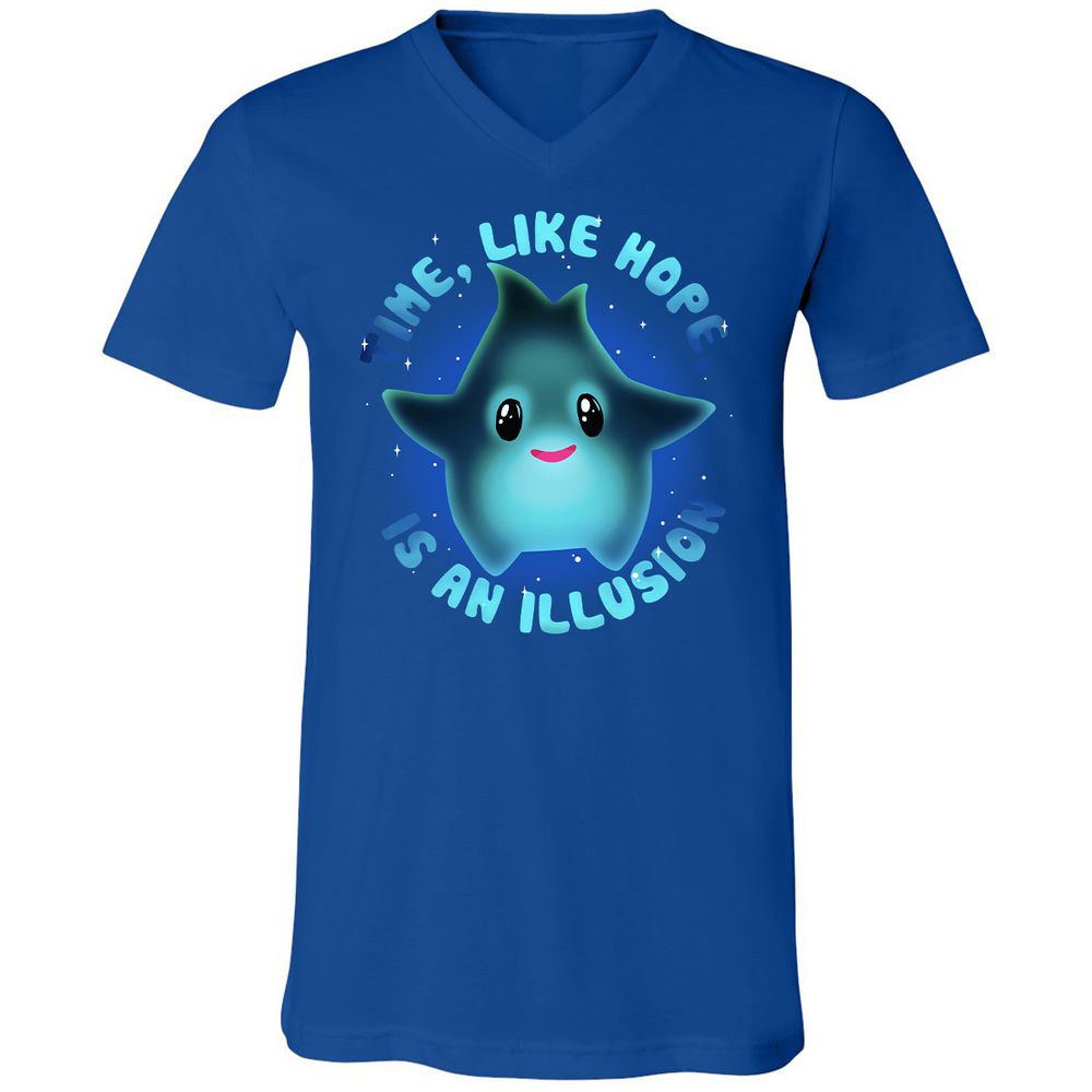 Unisex V-Neck T-Shirt - 86VDM62S - True Royal - 4