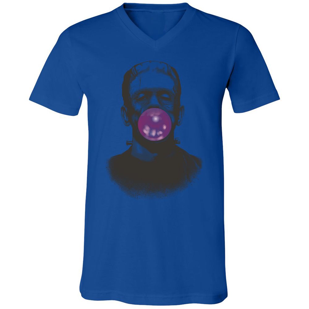 Unisex V-Neck T-Shirt - 8R3XPLVB - True Royal - 4