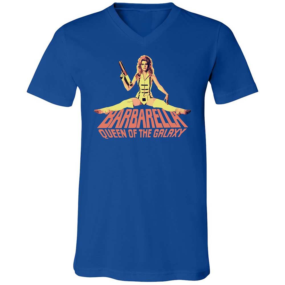 Unisex V-Neck T-Shirt - B485ZA3H - True Royal - 4