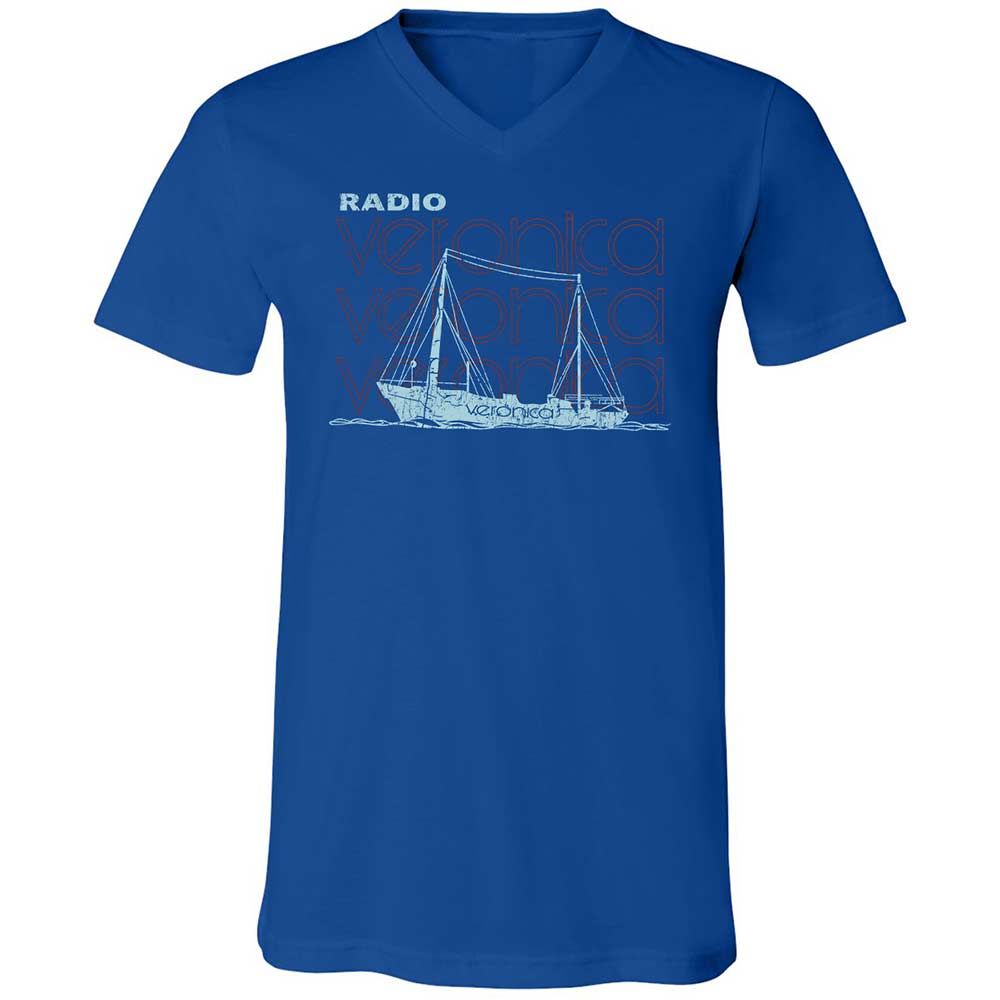 Unisex V-Neck T-Shirt - U833E2CL - True Royal - 4