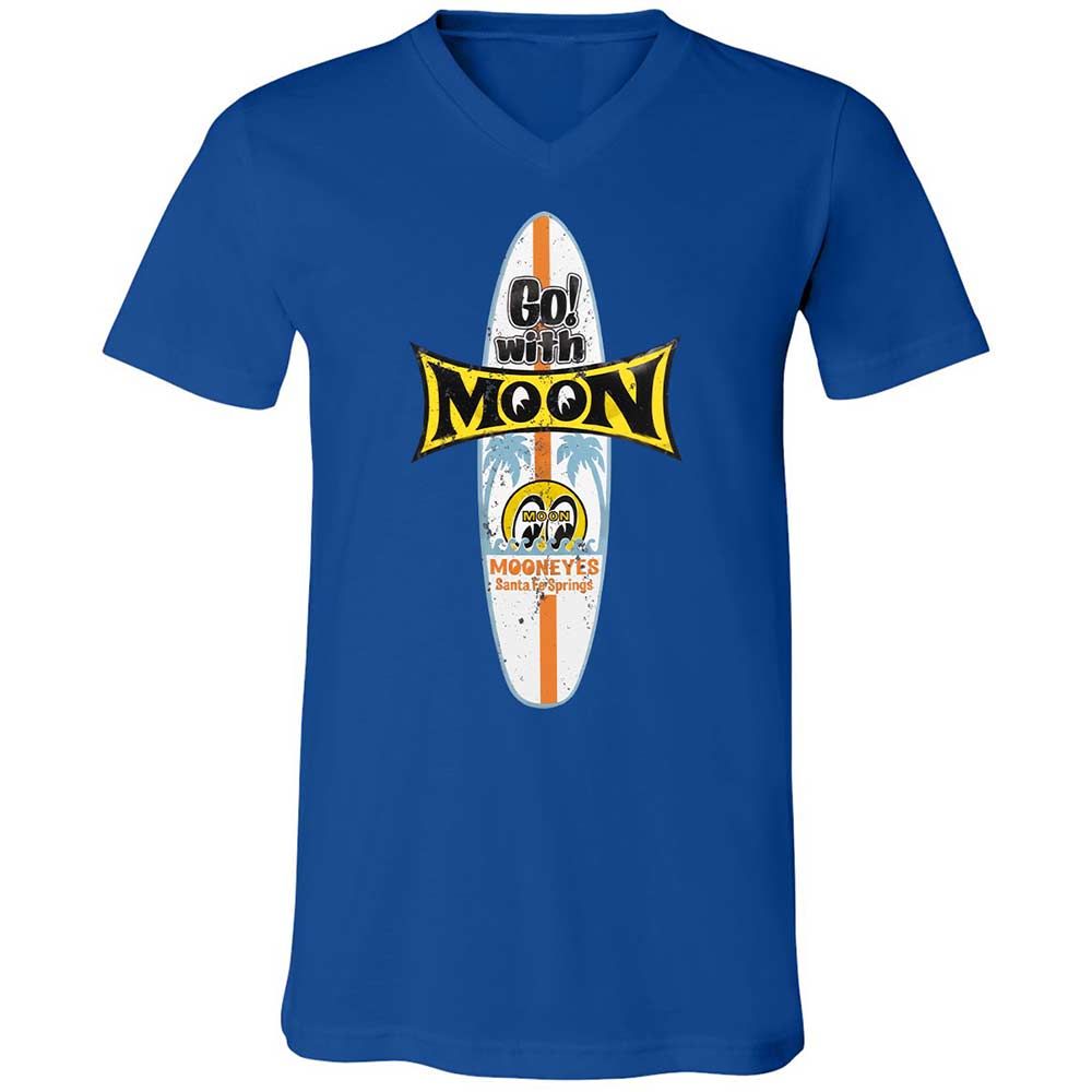 Unisex V-Neck T-Shirt - KY7N5KS7 - True Royal - 4
