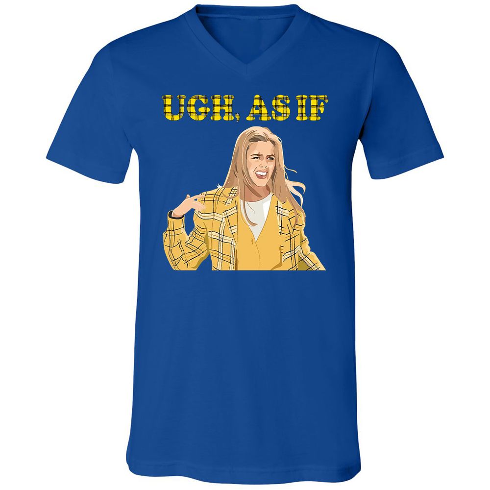 Unisex V-Neck T-Shirt - 4SN6LVST - True Royal - 4