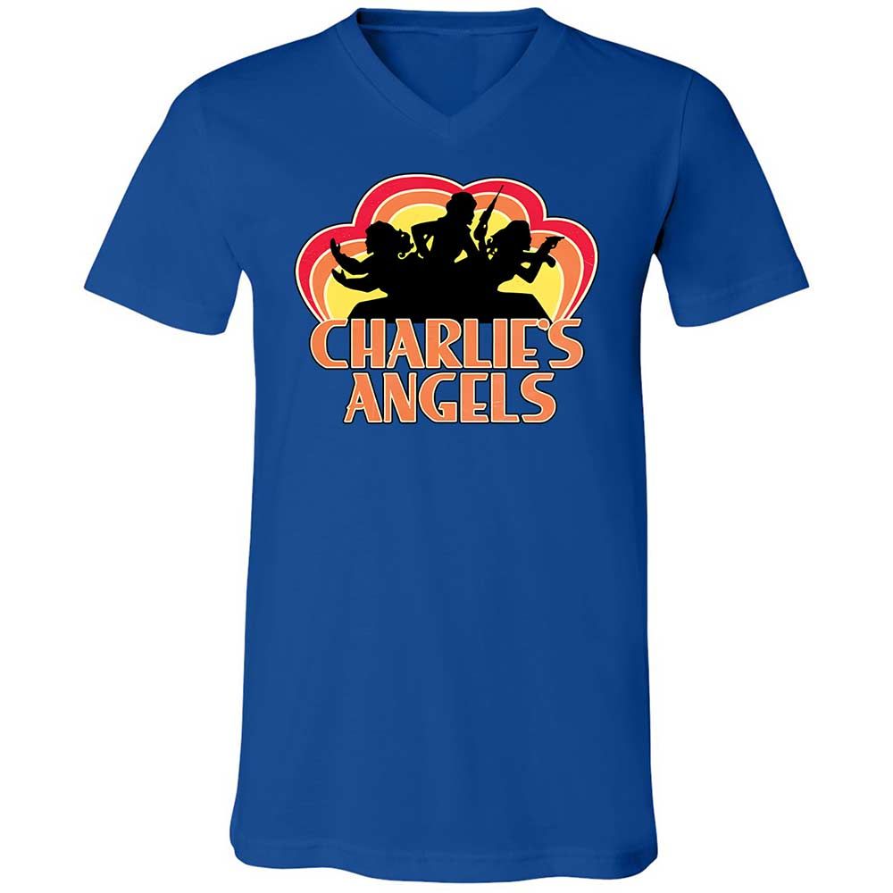 Unisex V-Neck T-Shirt - Z4CVRML5 - True Royal - 4