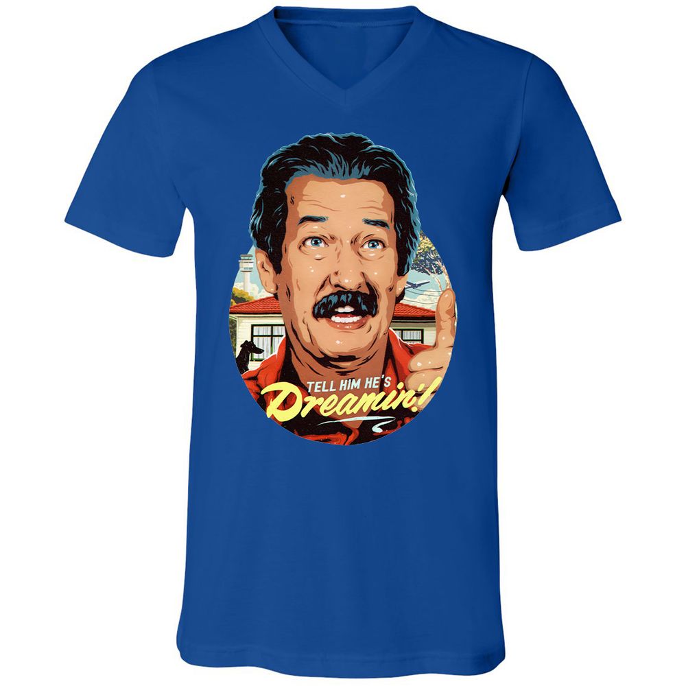 Unisex V-Neck T-Shirt - 34PLQZ3D - True Royal - 4