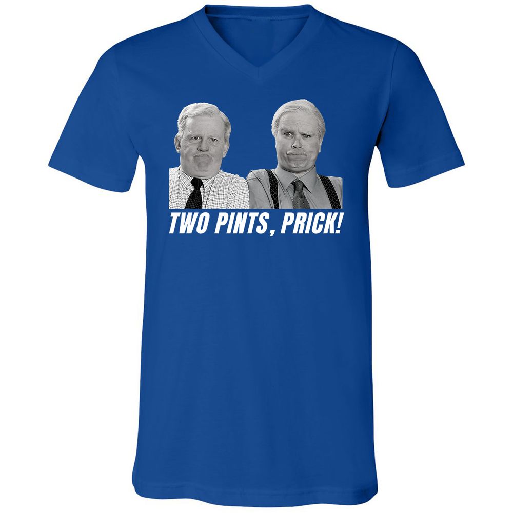 Unisex V-Neck T-Shirt - W95P8VY1 - True Royal - 4