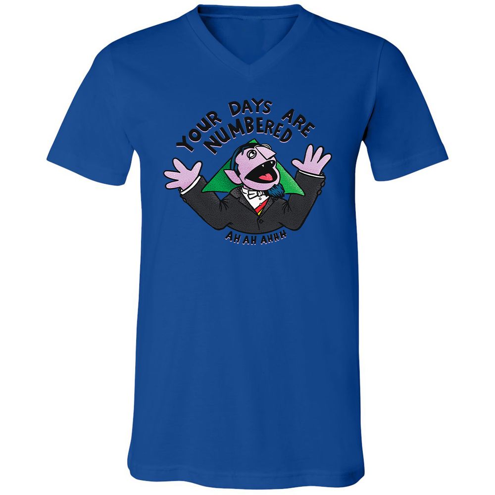 Unisex V-Neck T-Shirt - GC3J2AXV - True Royal - 4